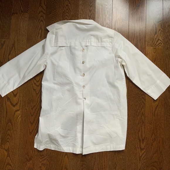 ZAC & RACHEL White Collar Button Down Shirt. Size M. - Picture 7 of 8